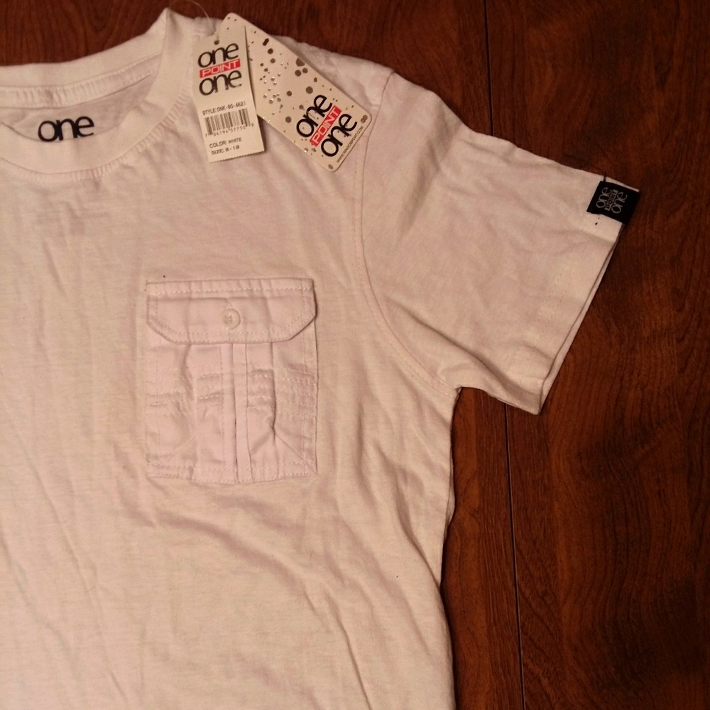 Youth white t shirt